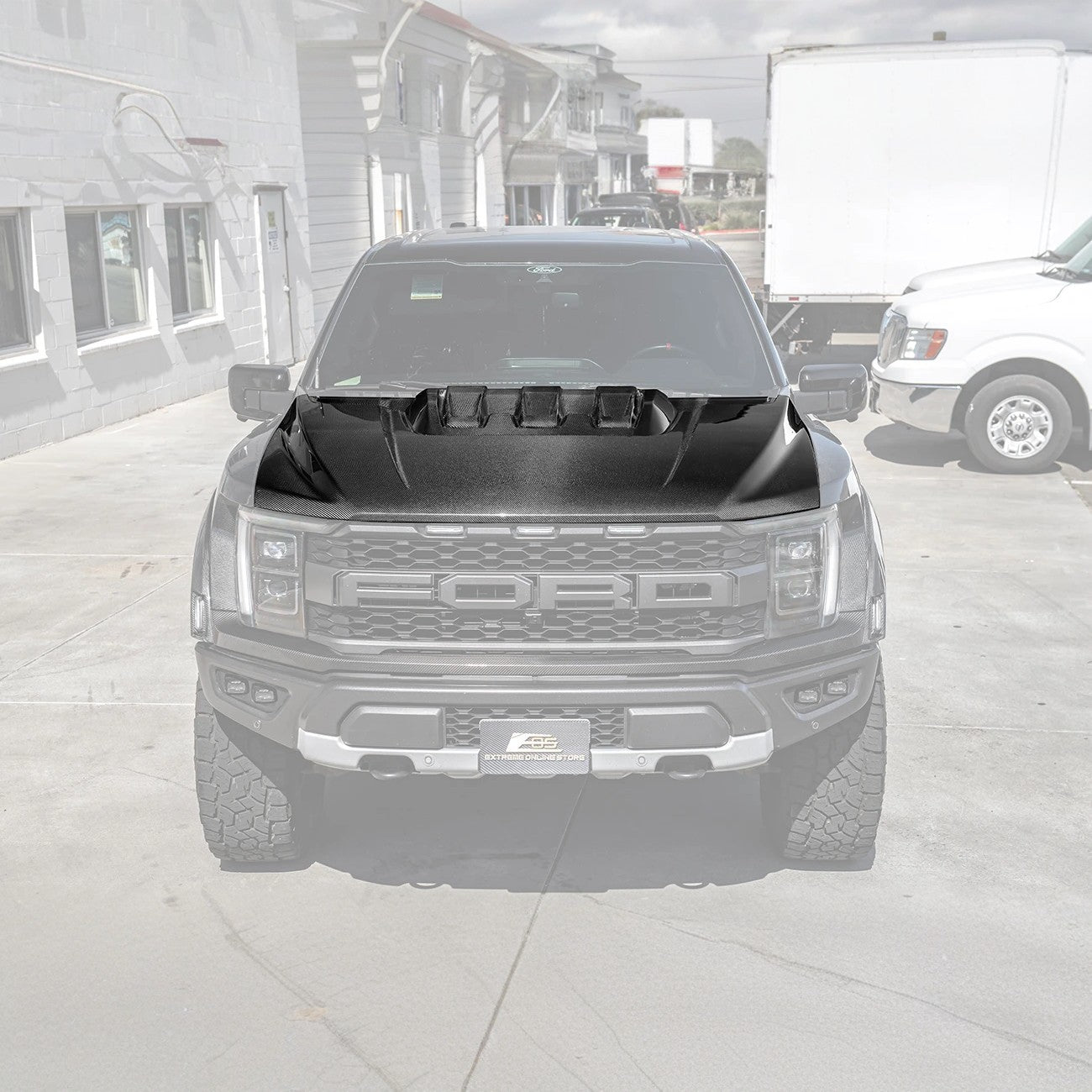 2021-Up F-150 Raptor Carbon Fiber Hood Cover