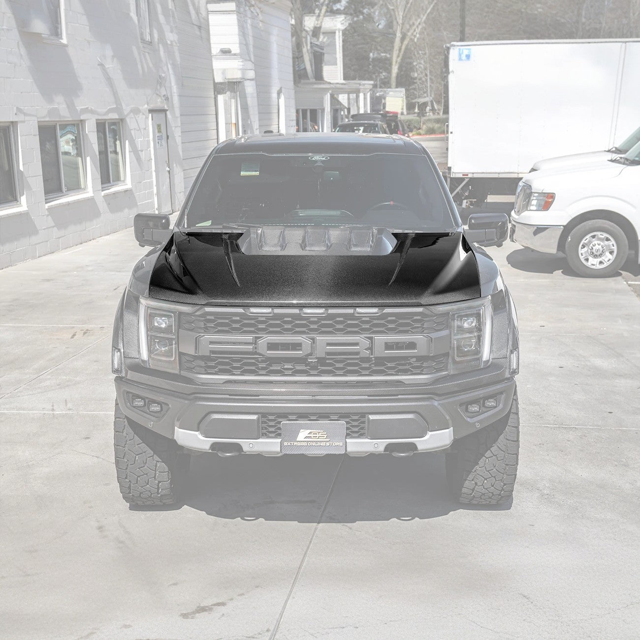 2021-Up F-150 Raptor Carbon Fiber Hood Cover