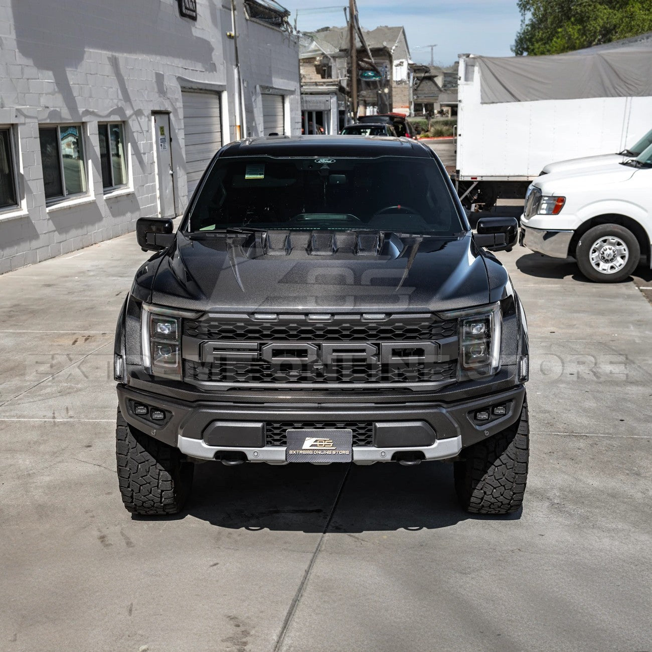 2021-Up F-150 Raptor Carbon Fiber Hood Cover