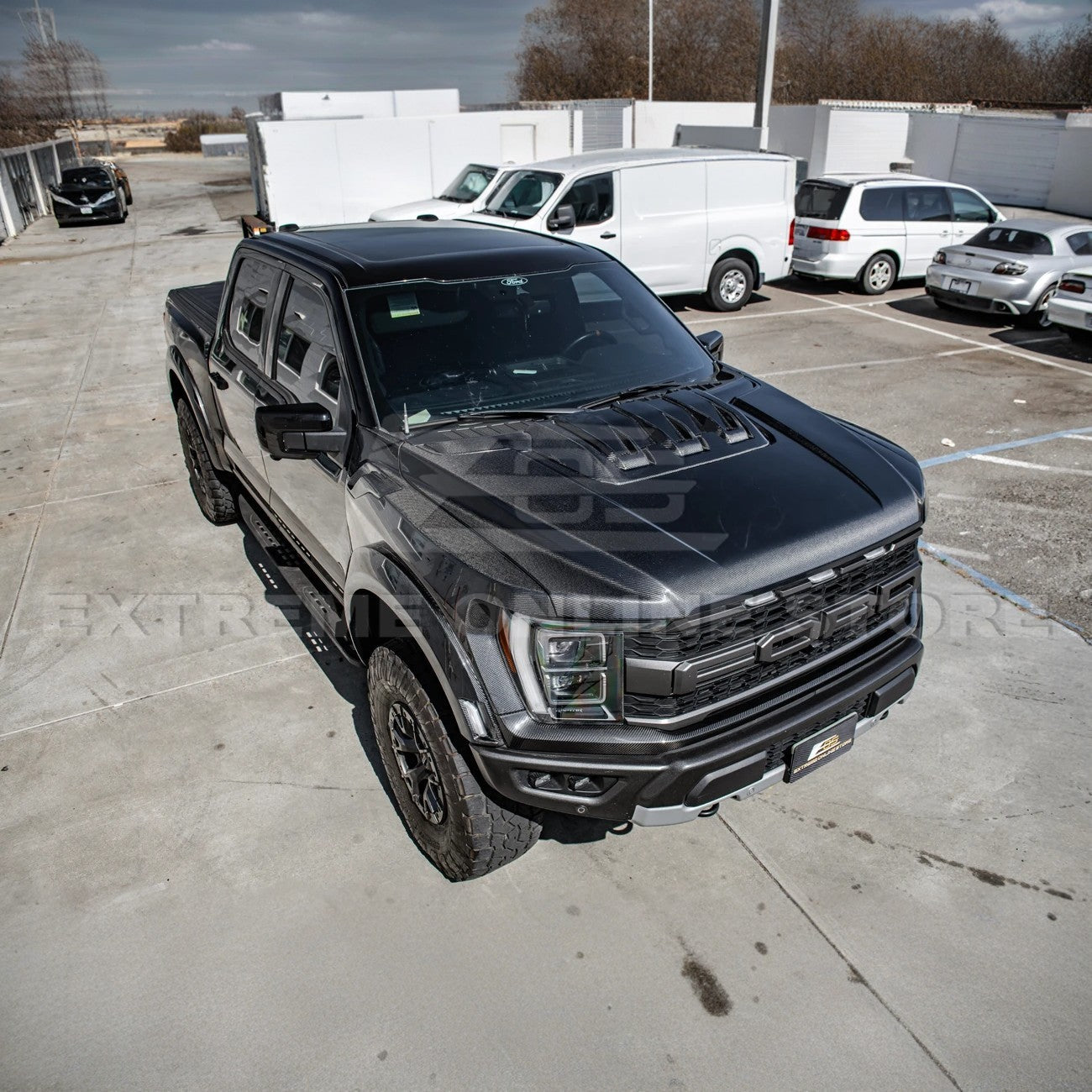 2021-Up F-150 Raptor Carbon Fiber Hood Cover