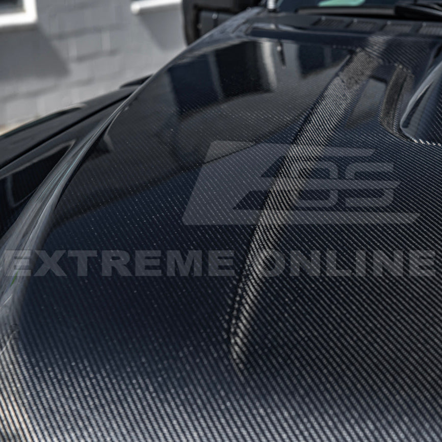 2021-Up F-150 Raptor Carbon Fiber Hood Cover