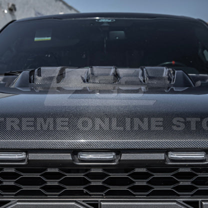 2021-Up F-150 Raptor Carbon Fiber Hood Cover