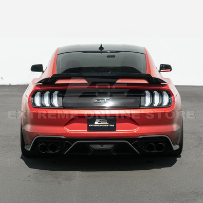 2018-23 Ford Mustang DRY CARBON FIBER Rear Tail Light Trim Bezel Cover Pair
