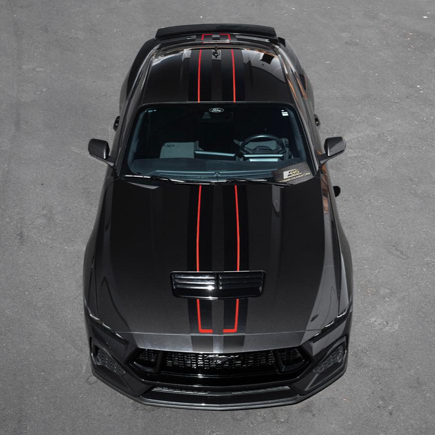 2024+ Ford Mustang GT Top Racing Car Stripe