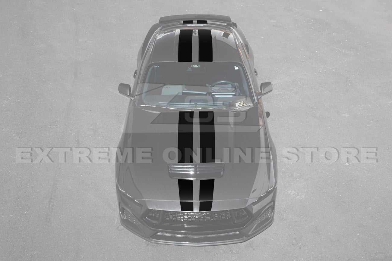 2024+ Ford Mustang GT Top Racing Car Stripe