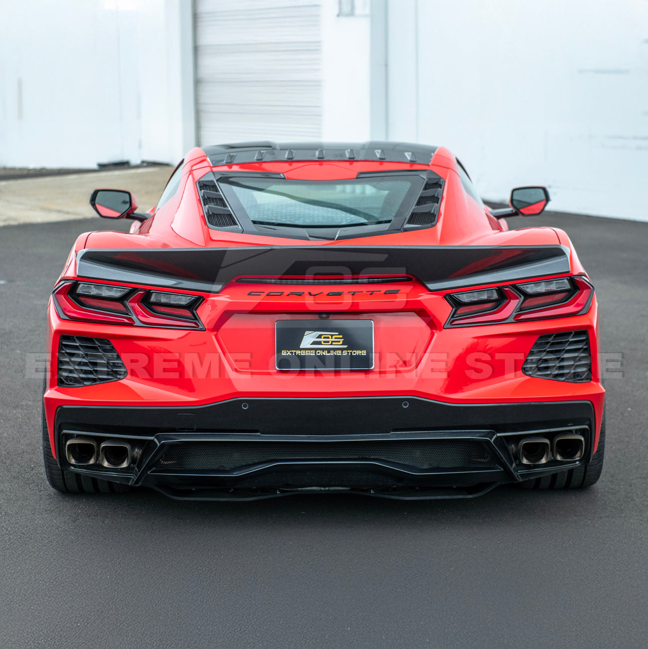 Ducktail Corvette C8 Stingray Rear Spoiler