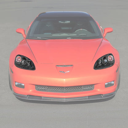 2005-13 Corvette C6 Replacment DRY CARBON FIBER Headlights Housing