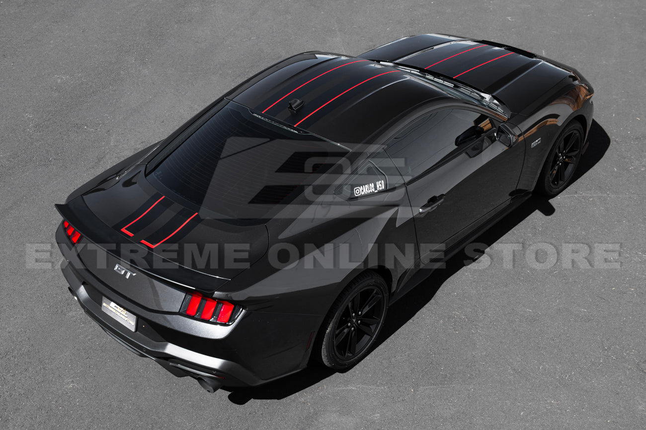 2024+ Ford Mustang GT Top Racing Car Stripe