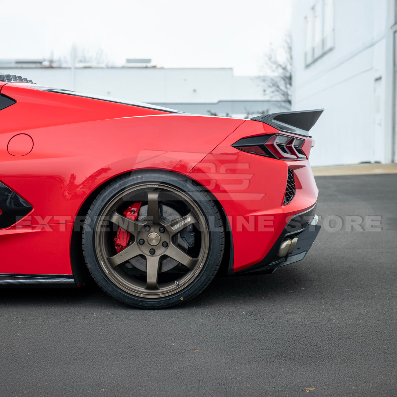 Ducktail Corvette C8 Stingray Rear Spoiler