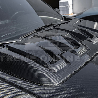 2021-Up F-150 Raptor Carbon Fiber Hood Cover