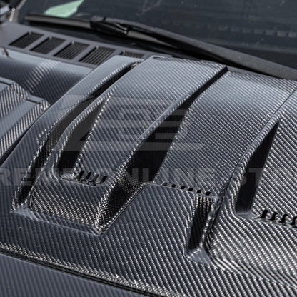 2021-Up F-150 Raptor Carbon Fiber Hood Cover
