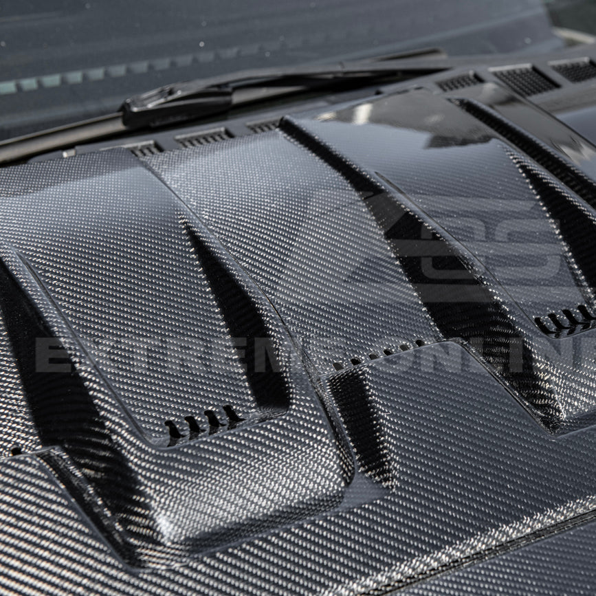 2021-Up F-150 Raptor Carbon Fiber Hood Cover