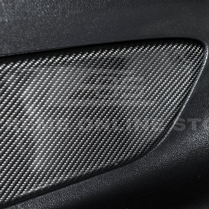 2015-23 Ford Mustang DRY CARBON FIBER Rear Seat Decorative Board Cover