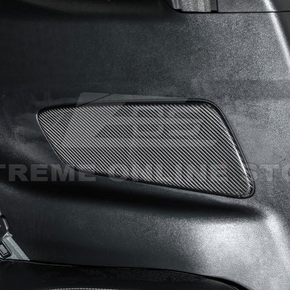 2015-23 Ford Mustang DRY CARBON FIBER Rear Seat Decorative Board Cover