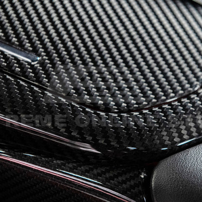 Corvette C8 DRY CARBON FIBER Center Console w/ Switch Trim Cover