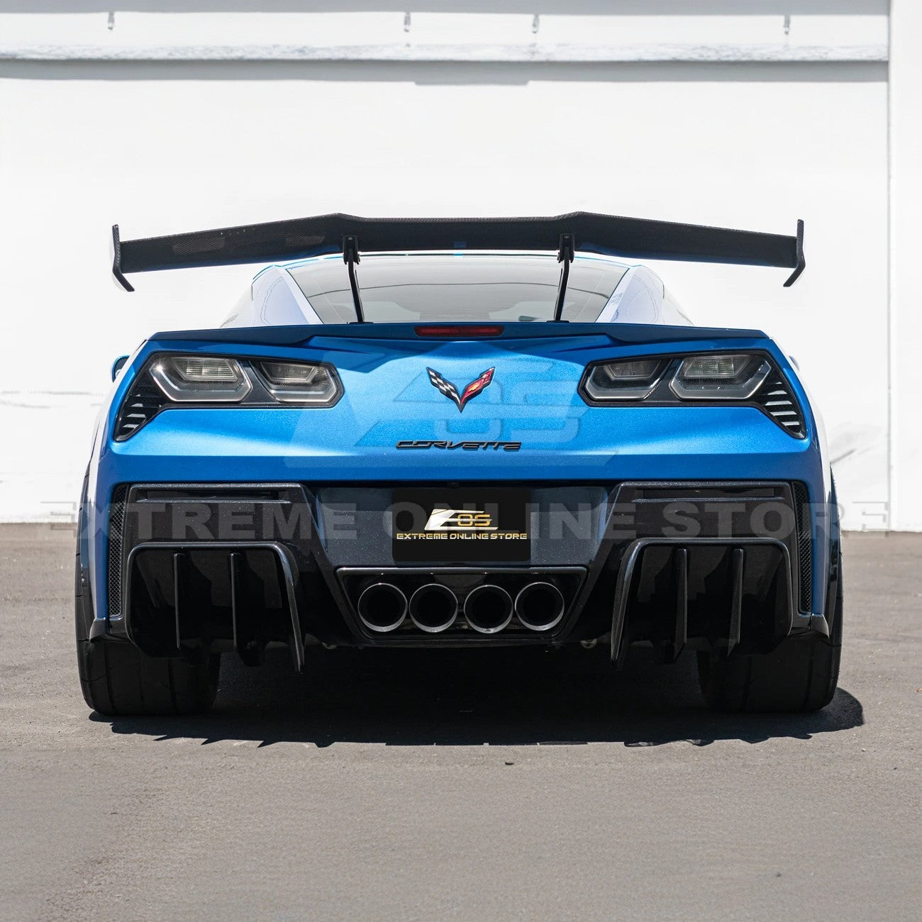 Corvette C7 ZR1 ZTK Conversion Rear Spoiler High Wing