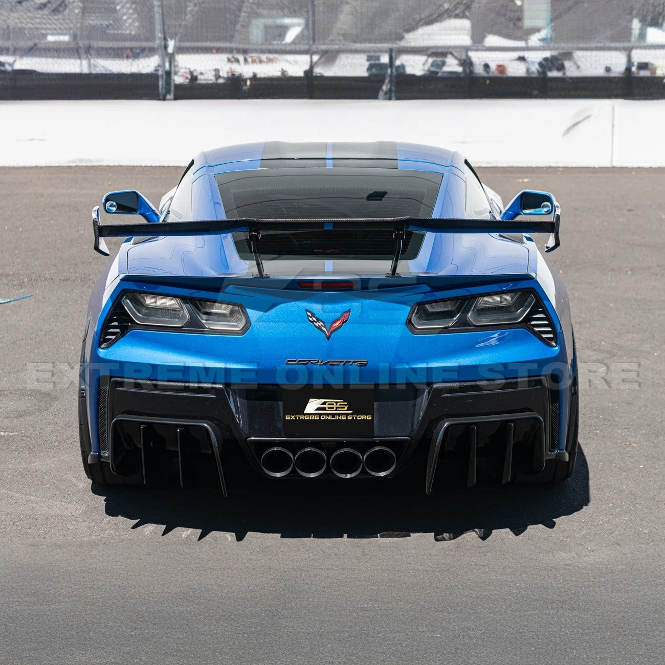 Corvette C7 ZR1 ZTK Conversion Rear Spoiler High Wing