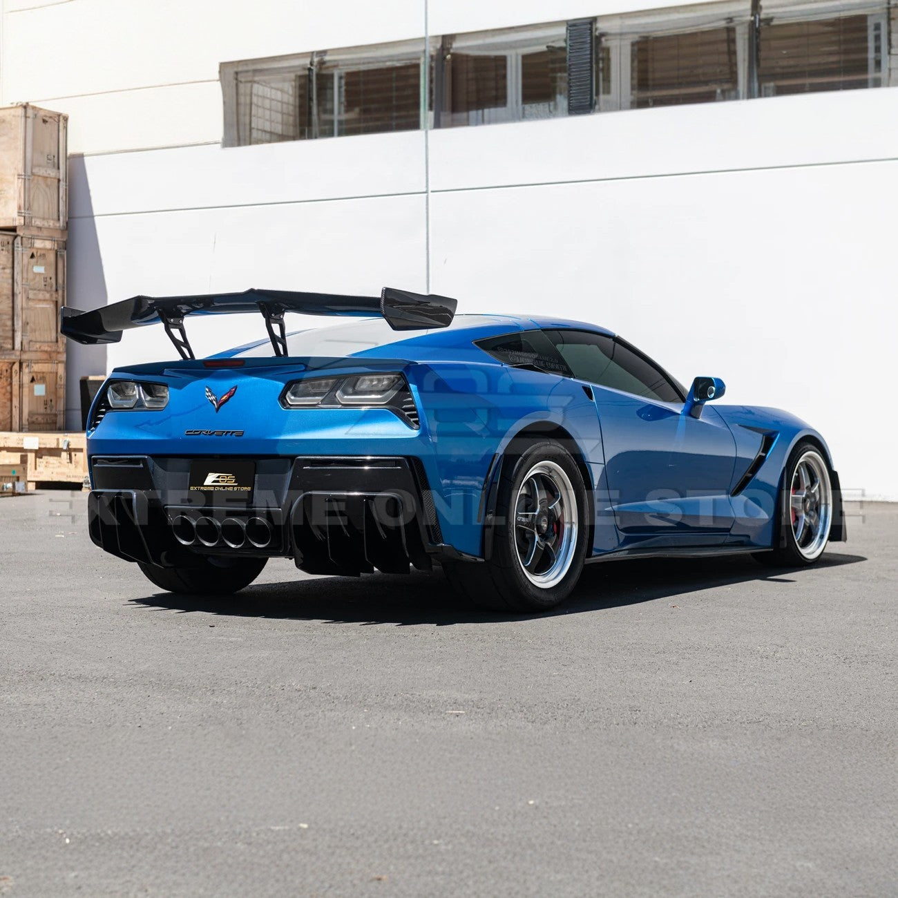 Corvette C7 ZR1 ZTK Conversion Rear Spoiler High Wing