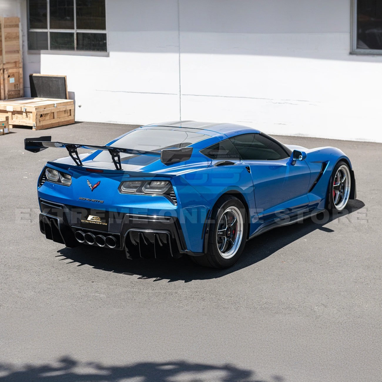 Corvette C7 ZR1 ZTK Conversion Rear Spoiler High Wing