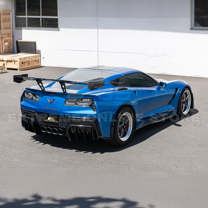 Corvette C7 ZR1 ZTK Conversion Rear Spoiler High Wing