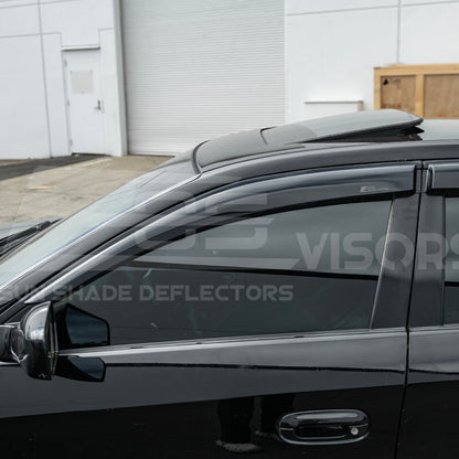2003-08 Cadillac CTS Smoke Tinted Side Vent Window Rain Deflectors