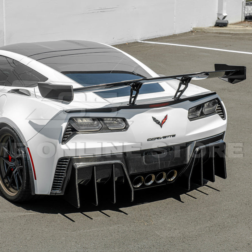 Corvette C7 ZR1 ZTK Conversion Extended Rear Spoiler High Wing
