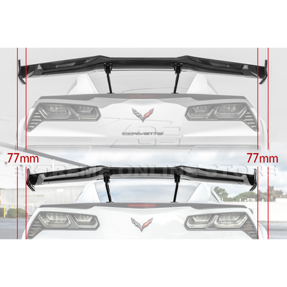 Corvette C7 ZR1 ZTK Conversion Extended Rear Spoiler High Wing