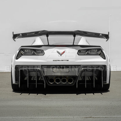 Corvette C7 ZR1 ZTK Conversion Extended Rear Spoiler High Wing
