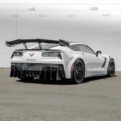 Corvette C7 ZR1 ZTK Conversion Extended Rear Spoiler High Wing