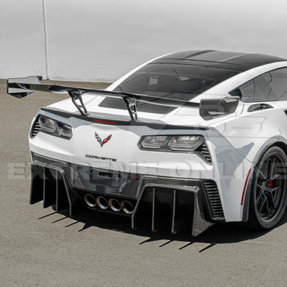Corvette C7 ZR1 ZTK Conversion Extended Rear Spoiler High Wing