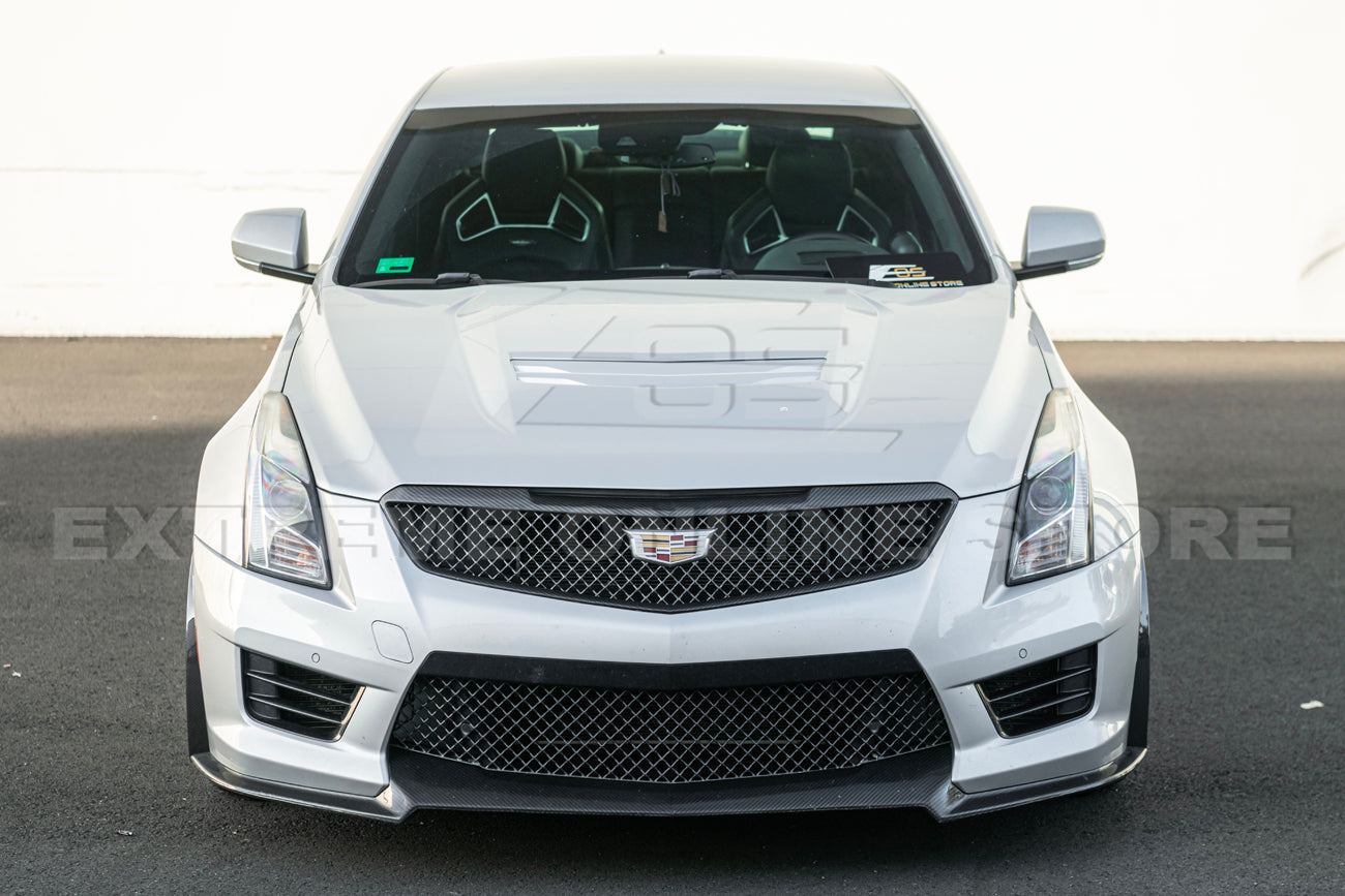 2016-19 Cadillac ATS-V Track Package Dry carbon Fiber Front Lip & Side Wheel Arch