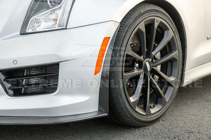 2016-19 Cadillac ATS-V Track Package Dry carbon Fiber Front Lip & Side Wheel Arch