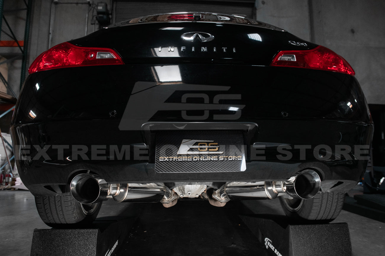 Nissan 370Z | Infiniti Q60 | G37 Coupe Axle Back 4.5" Dual Tips Exhaust