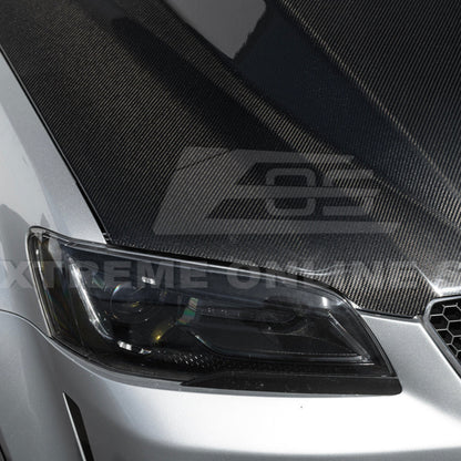 2008-09 Pontiac G8 CARBON FIBER Replacement Front Bumper Cowl Hood Cover