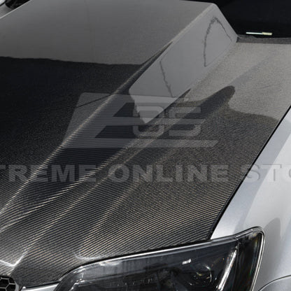 2008-09 Pontiac G8 CARBON FIBER Replacement Front Bumper Cowl Hood Cover