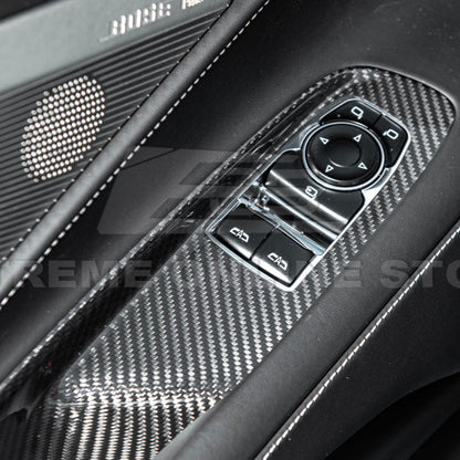 Corvette C8 Coupe DRY CARBON FIBER Side Window Switch Control Panel Cover