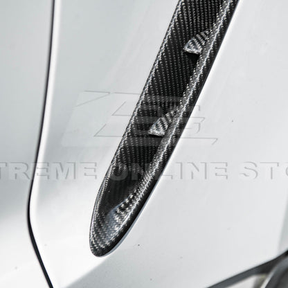 2015-20 Ford Mustang DRY Carbon Fiber Front Side Fender Vent Cover