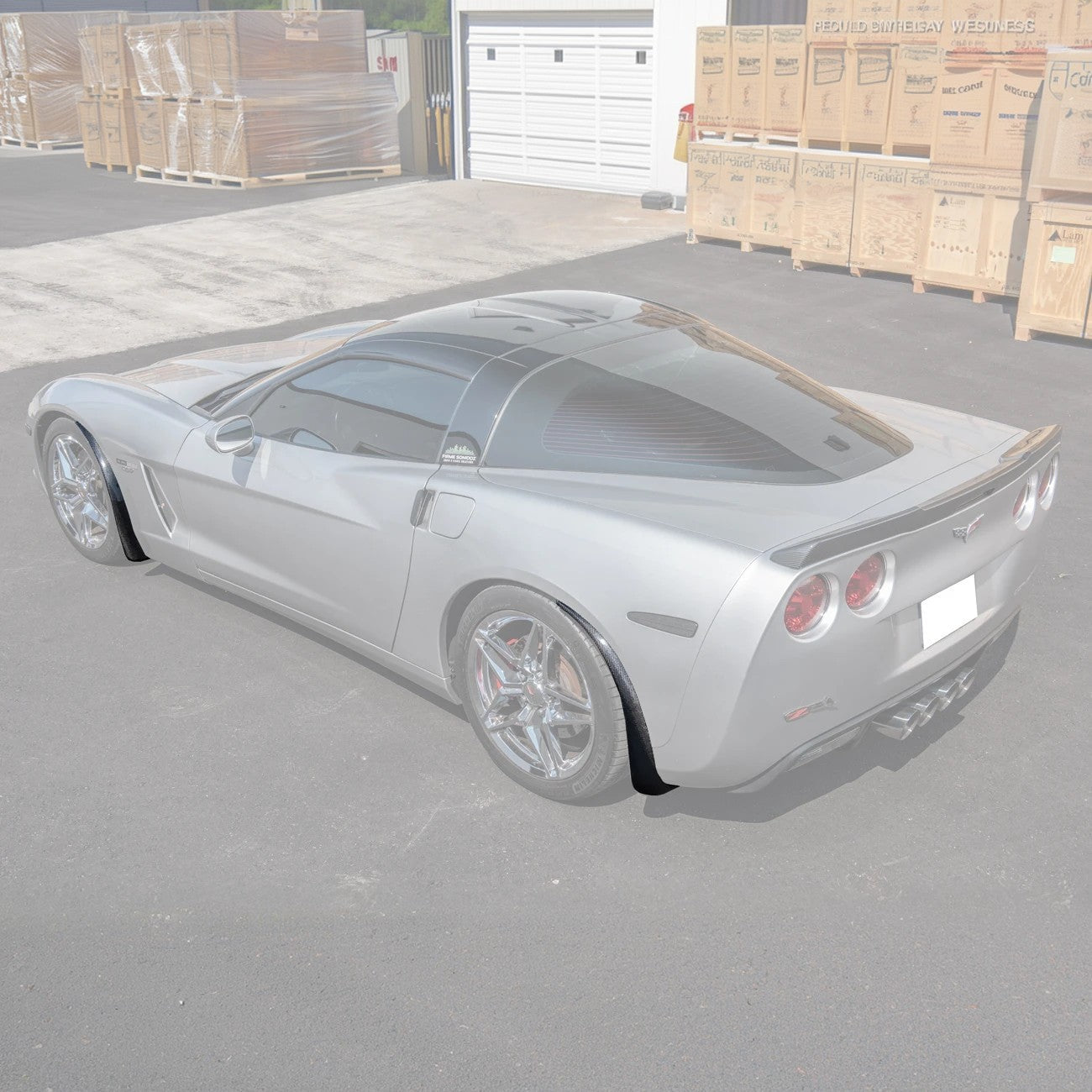 Chevrolet Corvette C6 Base Front & Rear Splash Guards Mud Flaps
