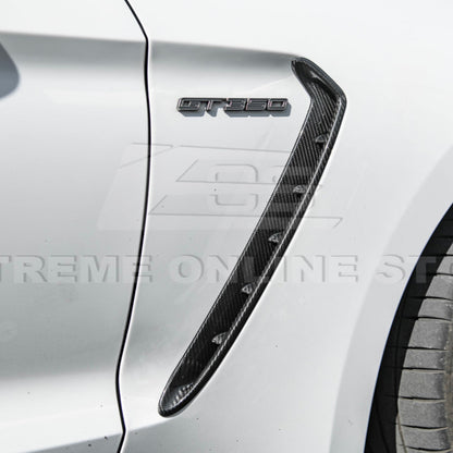 2015-20 Ford Mustang DRY Carbon Fiber Front Side Fender Vent Cover