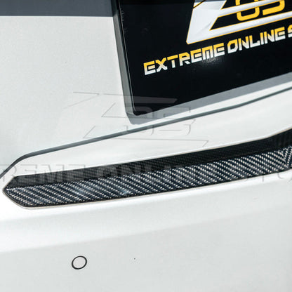 2015-19 Cadillac ATS ATS-V DRY CARBON FIBER Rear Trunk Applique Insert Trim