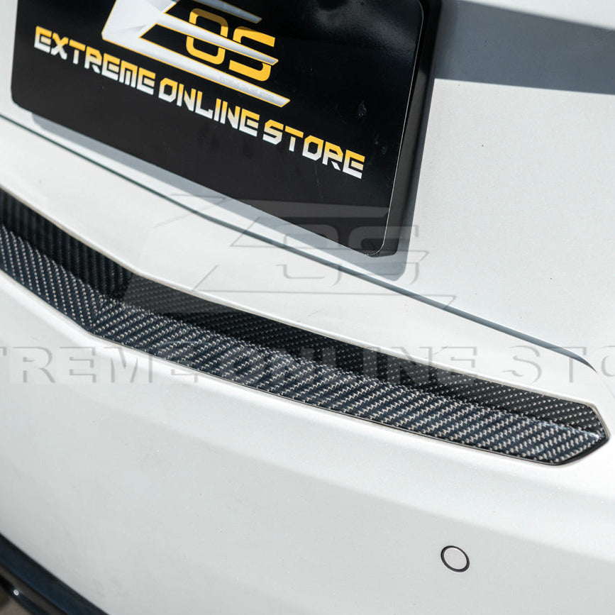 2015-19 Cadillac ATS ATS-V DRY CARBON FIBER Rear Trunk Applique Insert Trim