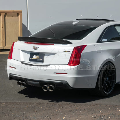 2015-19 Cadillac ATS ATS-V DRY CARBON FIBER Rear Trunk Applique Insert Trim