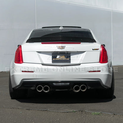 2015-19 Cadillac ATS ATS-V DRY CARBON FIBER Rear Trunk Applique Insert Trim