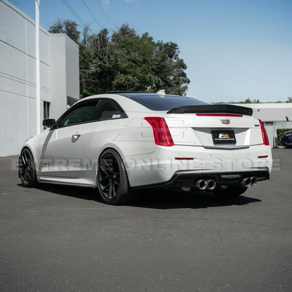 2015-19 Cadillac ATS ATS-V DRY CARBON FIBER Rear Trunk Applique Insert Trim