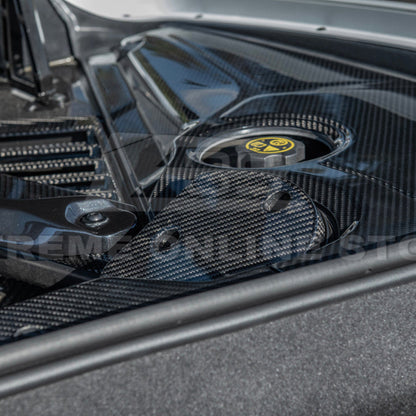 Chevrolet Corvette C8 DRY CARBON FIBER Engine Bay Struct Covers