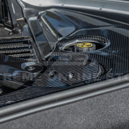 Chevrolet Corvette C8 DRY CARBON FIBER Engine Bay Struct Covers