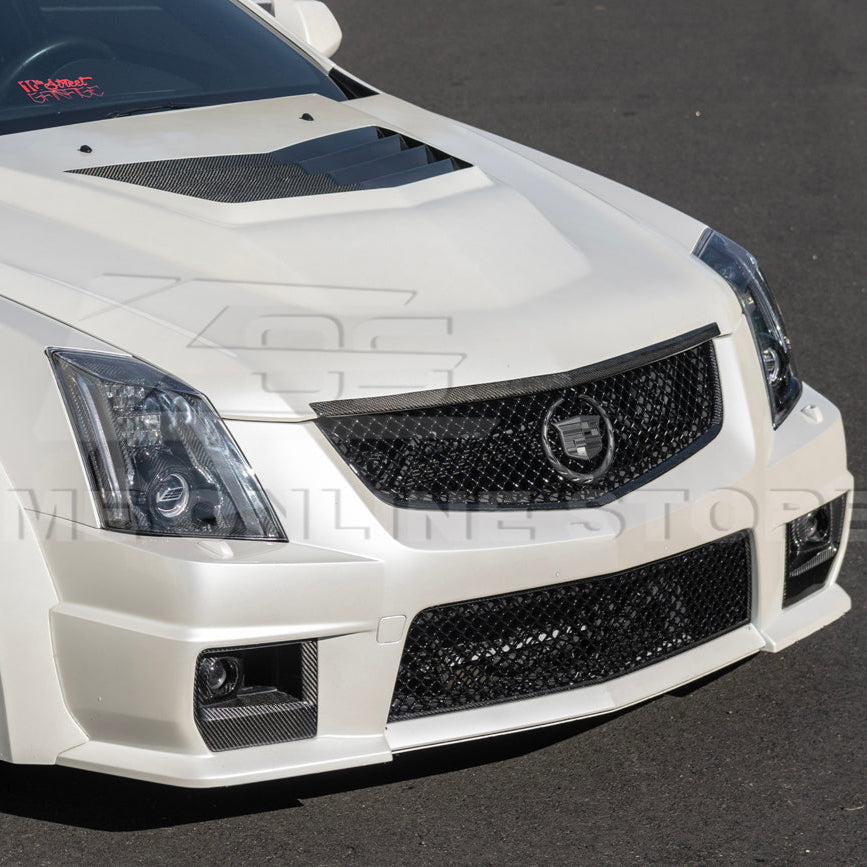 2009-15 CTS-V Dry Carbon Fiber Headlights Internal Lens Cover
