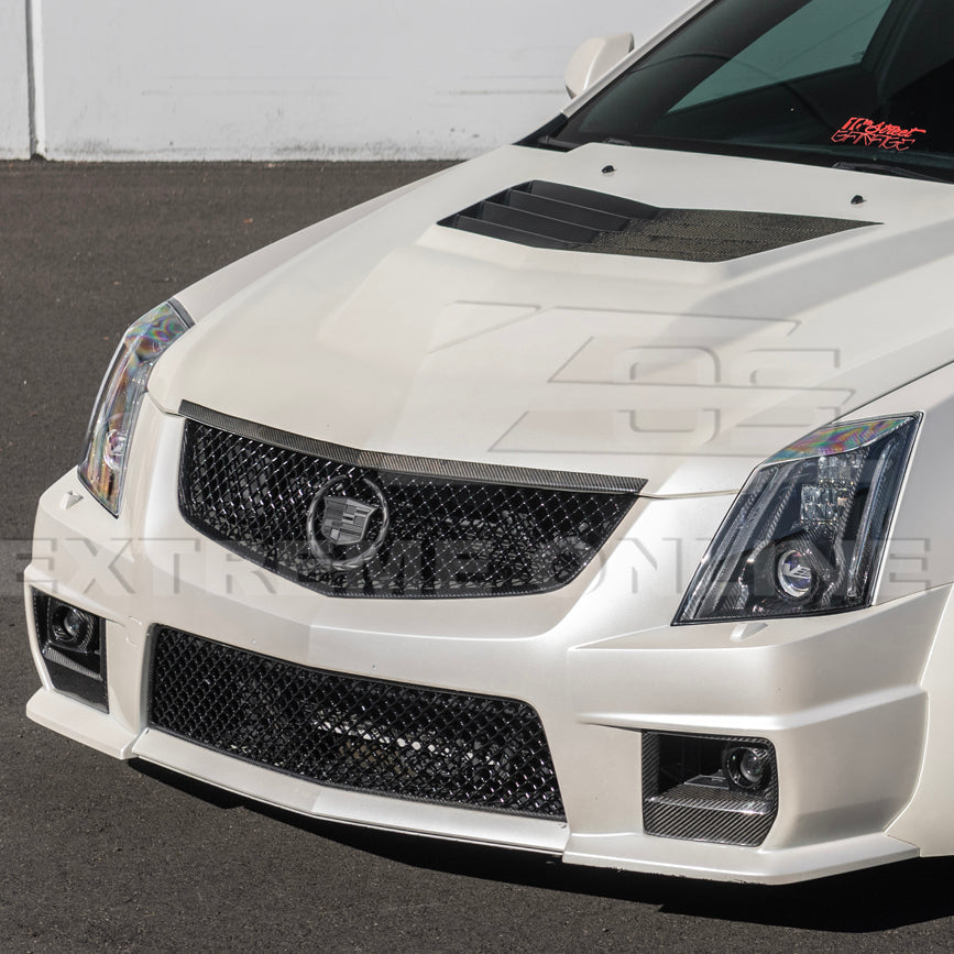 2009-15 Cadillac CTS-V Dry Carbon Fiber Front Fog Light Cover