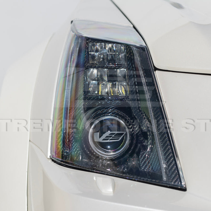 2009-15 CTS-V Dry Carbon Fiber Headlights Internal Lens Cover