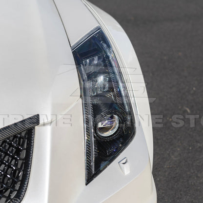 2009-15 CTS-V Dry Carbon Fiber Headlights Internal Lens Cover